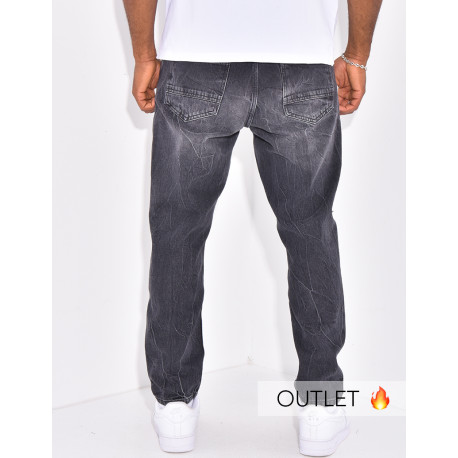 Stretch-Jeans mit regulärer Passform