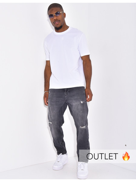 Stretch-Jeans mit regulärer Passform