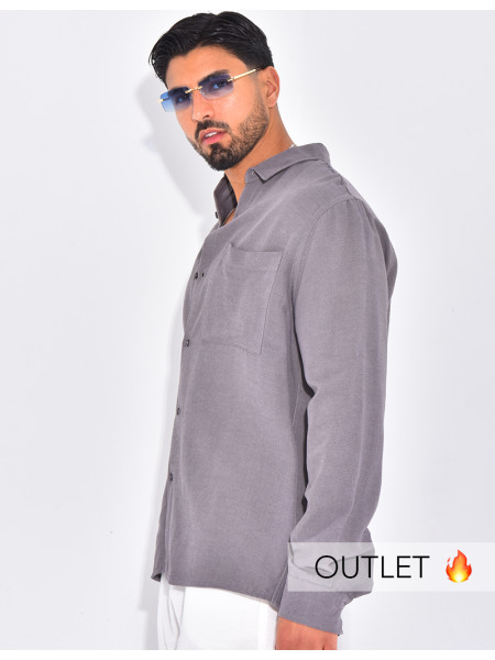 Chemise manches longues en lin