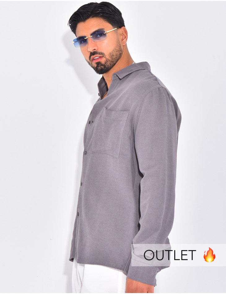Chemise manches longues en lin