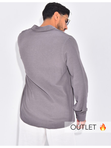 Chemise manches longues en lin