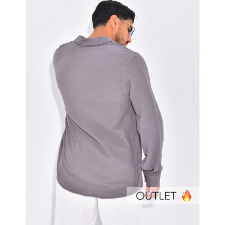 Chemise manches longues en lin
