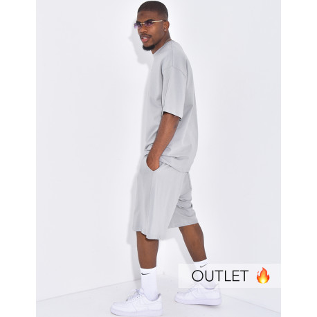 Ensemble pantalon et t-shirt uni