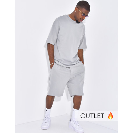 Ensemble pantalon et t-shirt uni