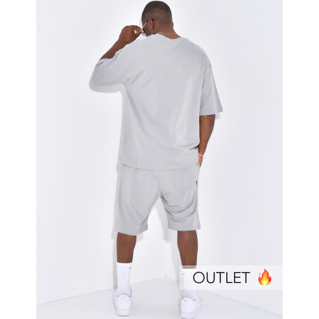 Ensemble pantalon et t-shirt uni