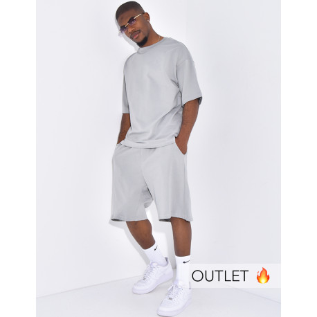 Ensemble short et t-shirt uni