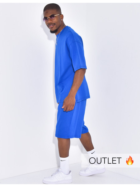 Ensemble short et t-shirt uni