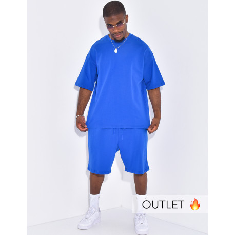 Ensemble short et t-shirt uni