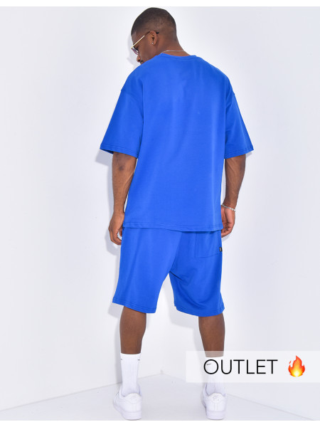 Ensemble short et t-shirt uni
