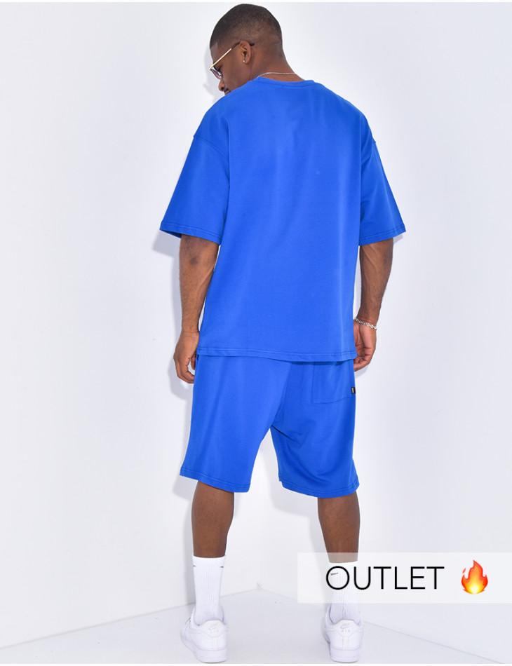 Ensemble short et t-shirt uni