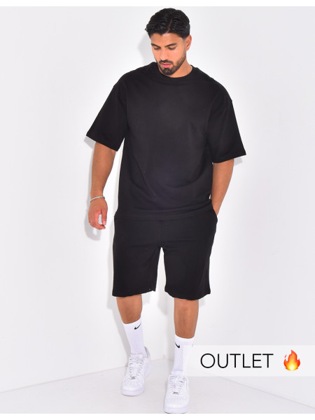 Ensemble short et t-shirt uni