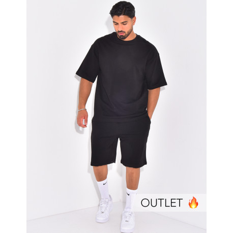 Ensemble short et t-shirt uni