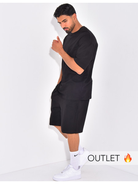 Ensemble short et t-shirt uni
