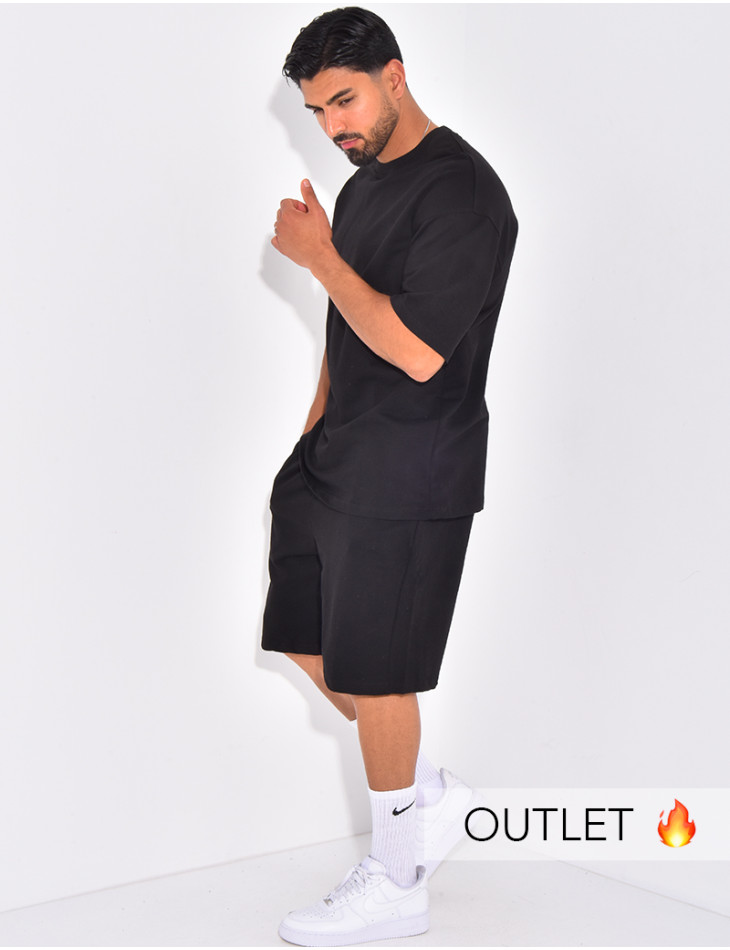 Ensemble short et t-shirt uni