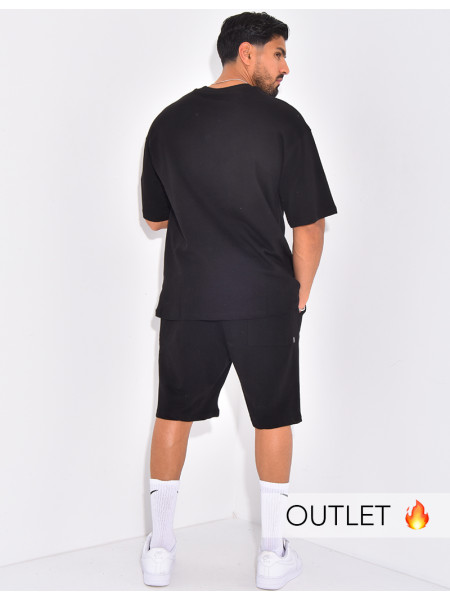 Ensemble short et t-shirt uni