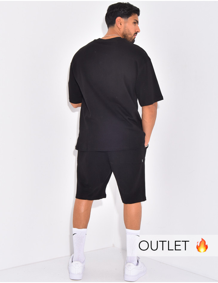 Ensemble short et t-shirt uni