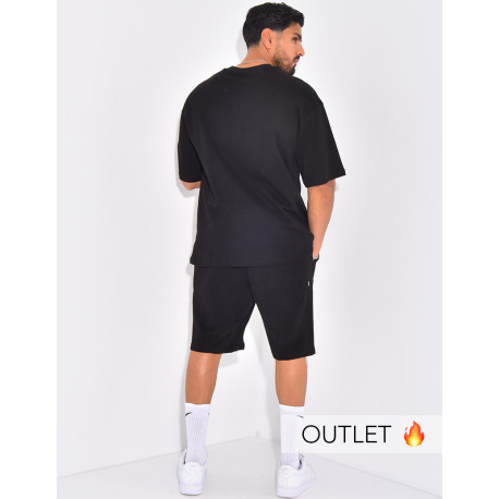 Ensemble short et t-shirt uni