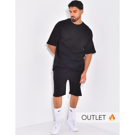 Ensemble short et t-shirt uni