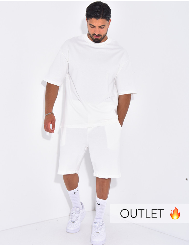 Ensemble short et t-shirt uni