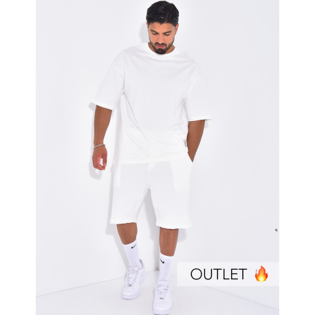 Ensemble short et t-shirt uni