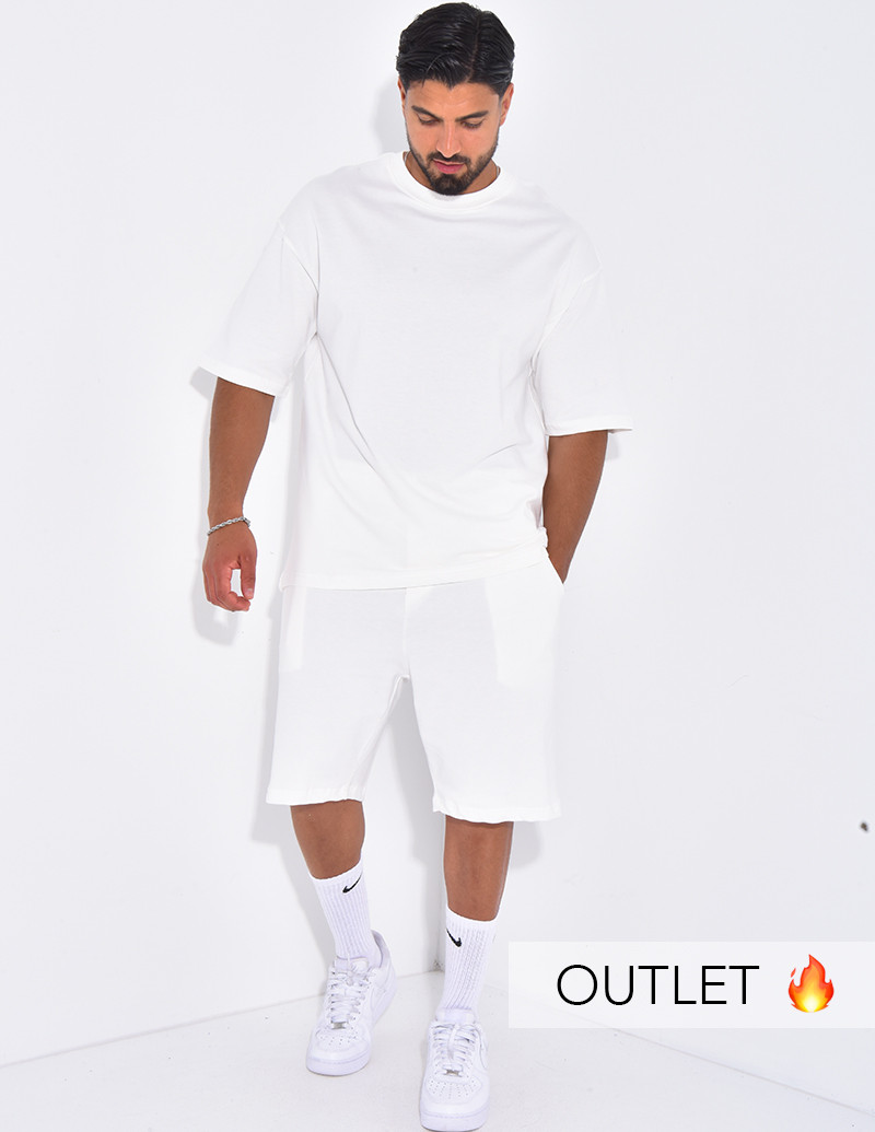 Ensemble short et t-shirt uni