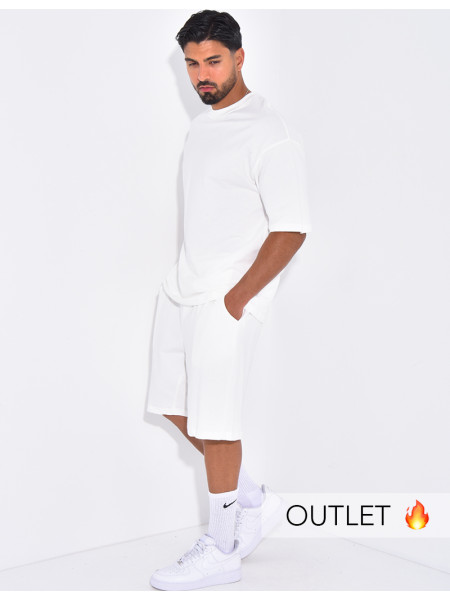 Ensemble short et t-shirt uni