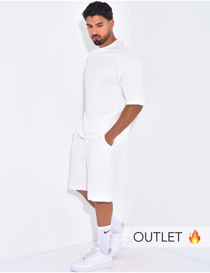 Ensemble short et t-shirt uni