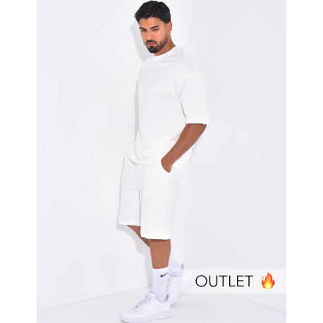 Ensemble short et t-shirt uni