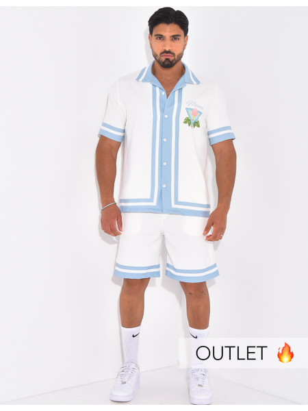 Ensemble short et chemise "Miami"