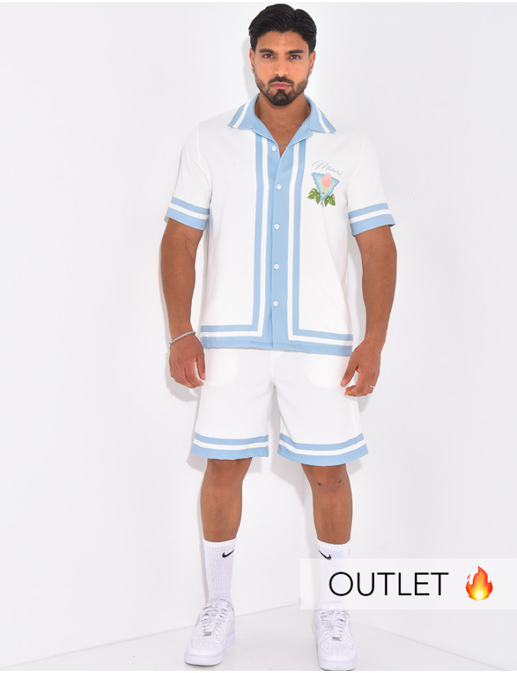 Ensemble short et chemise "Miami"