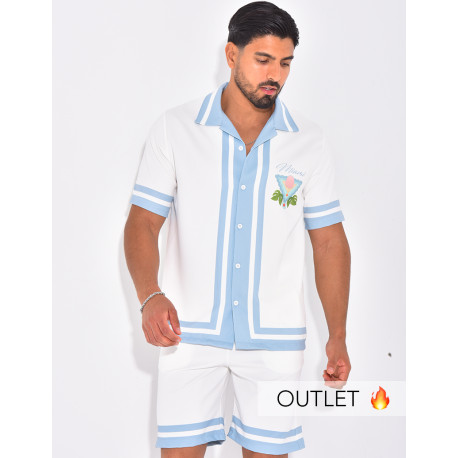 Ensemble short et chemise "Miami"