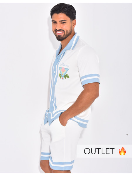 Ensemble short et chemise "Miami"