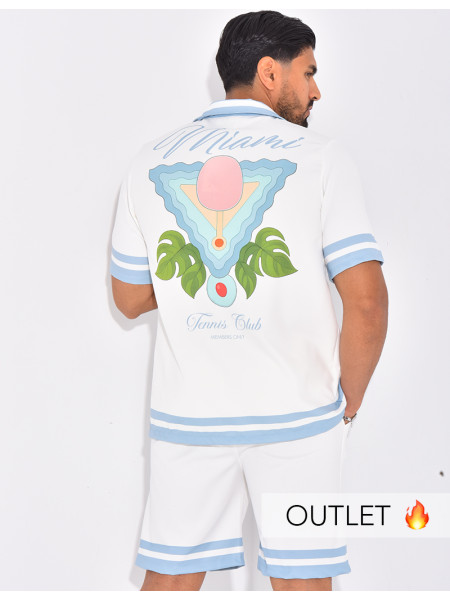 Ensemble short et chemise "Miami"