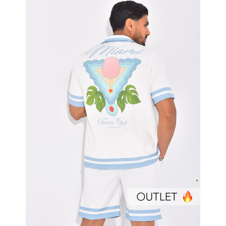 Ensemble short et chemise "Miami"