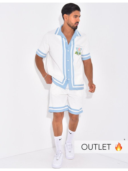Ensemble short et chemise "Miami"