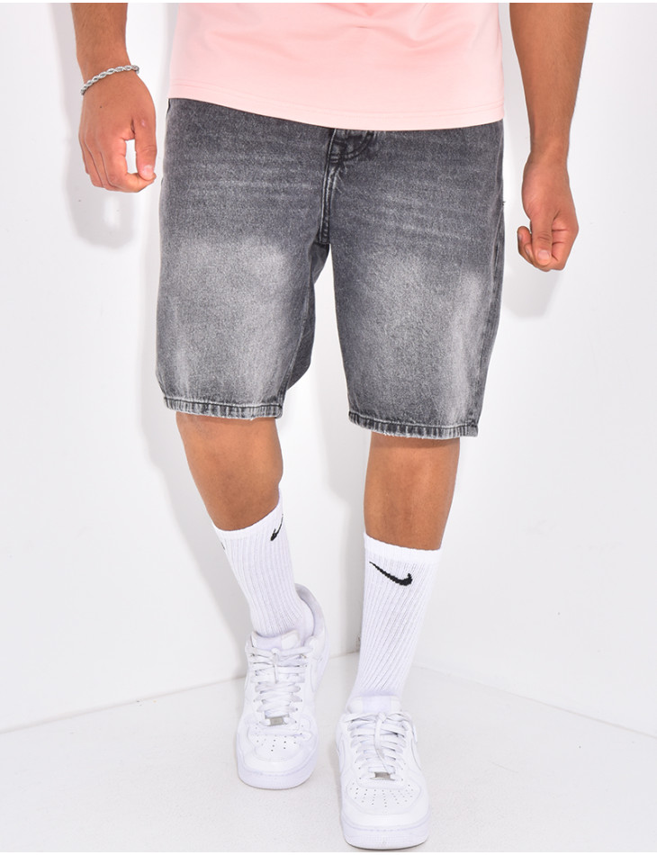 Short en jeans