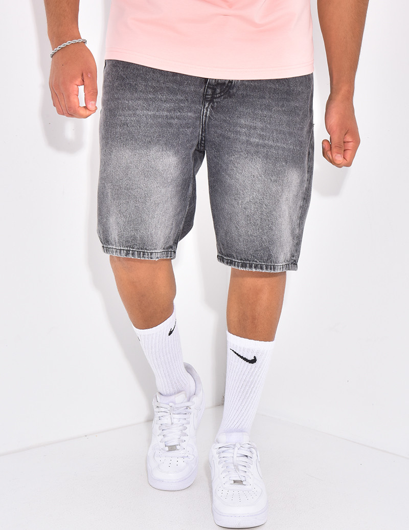Short en jeans