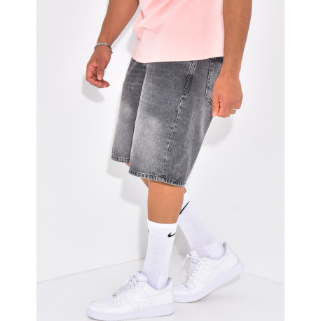 Short en jeans