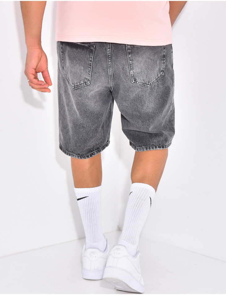 Short en jeans