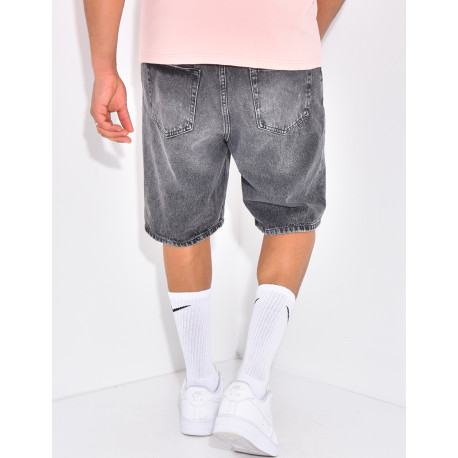 Short en jeans