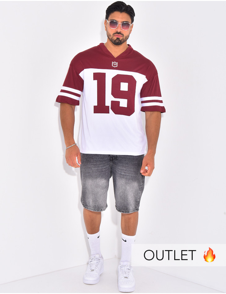 T-shirt nid d'abeille "19"