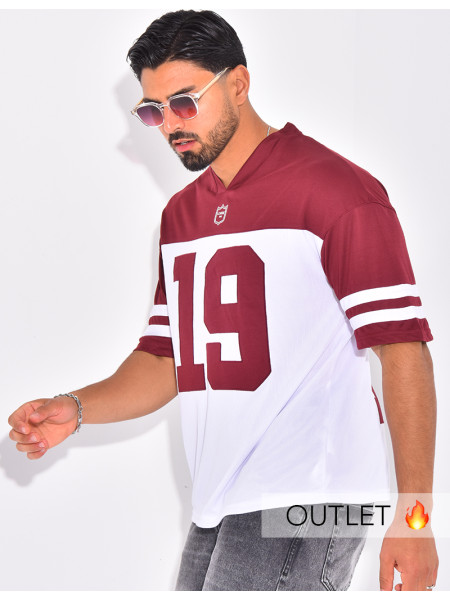 T-shirt nid d'abeille "19"