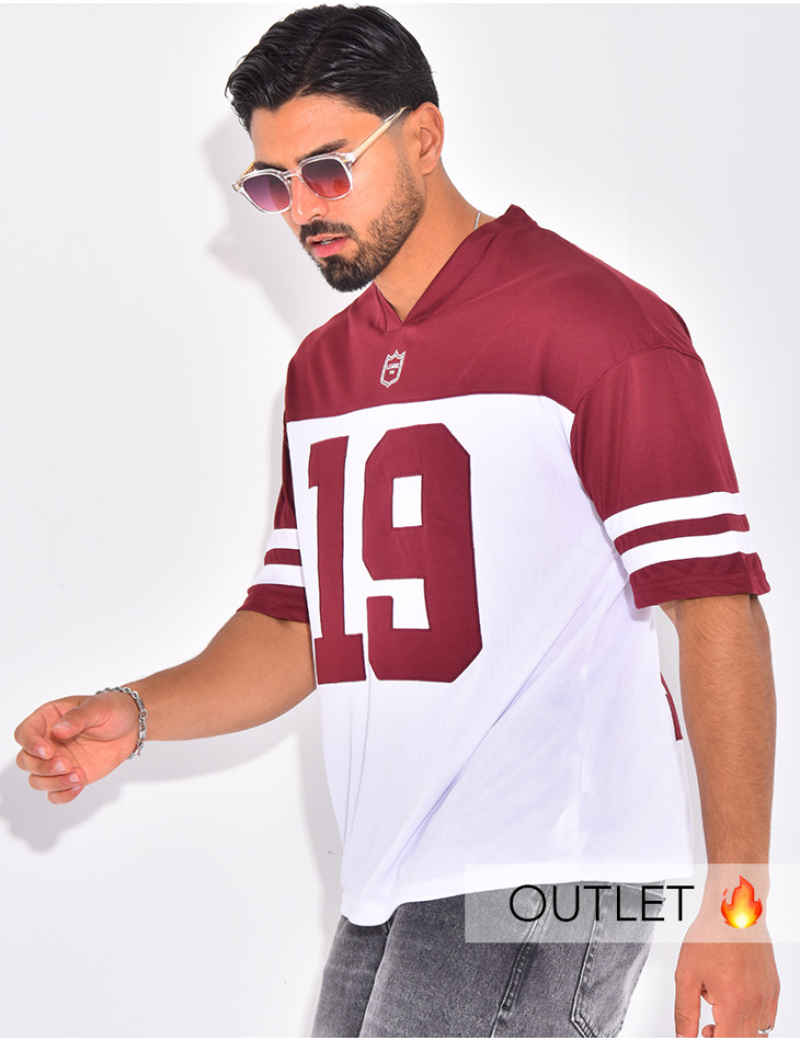 T-shirt nid d'abeille "19"