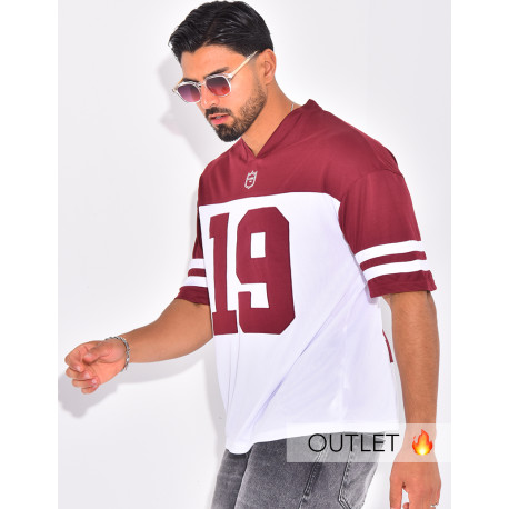 T-shirt nid d'abeille "19"