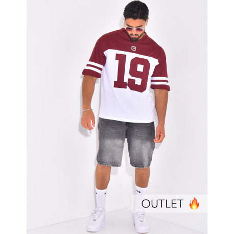 T-shirt nid d'abeille "19"