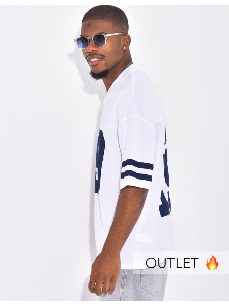 T-shirt nid d'abeille "19"