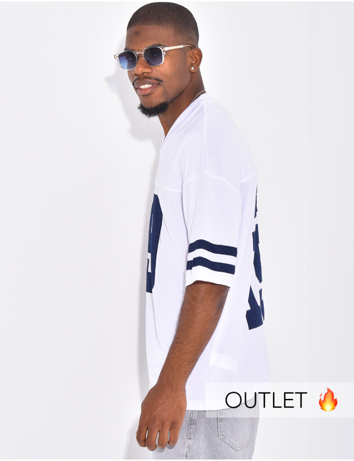 T-shirt nid d'abeille "19"