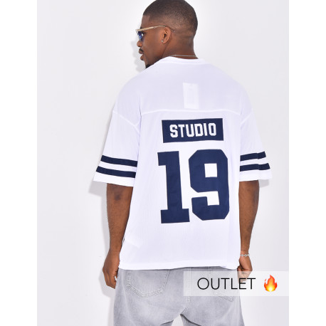 T-shirt nid d'abeille "19"