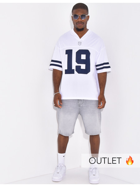 T-shirt nid d'abeille "19"