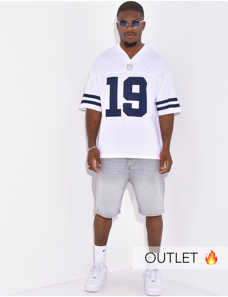 T-shirt nid d'abeille "19"